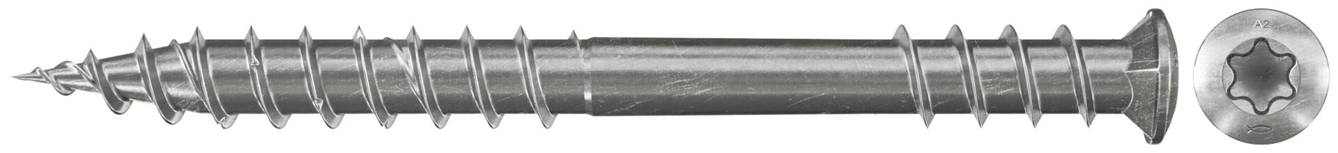 Lot De 200 Vis à Bois Powerfast FPF II CZP – Tête Fraisée Pozidriv 5x70 Mm – Fischer Fixations 670426